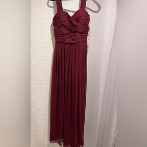 Birdy grey Bridesmaids dress Cabernet/ Maroon color never worn